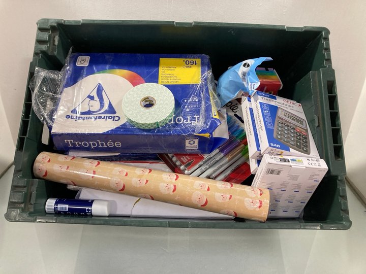 Lot 968  
            Marchington SR13 - Parcel Delivery Only 

                
QTY OF ASSORTED STATIONARY ITEMS TO INCLUDE GENIE DESKTOP CALCULATOR: LOCATION - D7