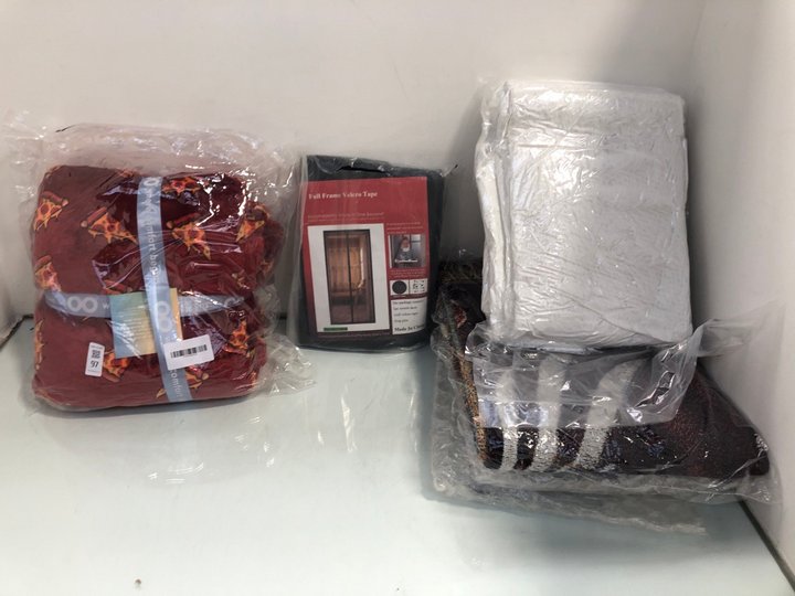 Lot 97  
            Marchington SR13 - Parcel Delivery Only 

                
QTY OF HOUSEHOLD ITEMS TO INCLUDE FULL FRAME VELCRO TAPE: LOCATION - D16