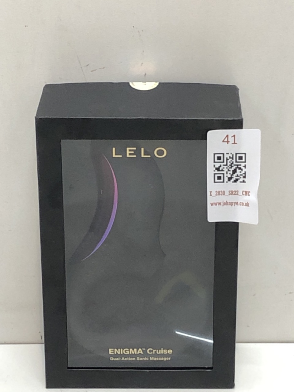 Lot 41  
            Edinburgh SR22 - Collection Only 

                
LELO ENIGMA CRUISE DUAL-ACTION SONIC ANAL MASSAGER BLACK FOR MEN OR WOMAN (18+ RE...