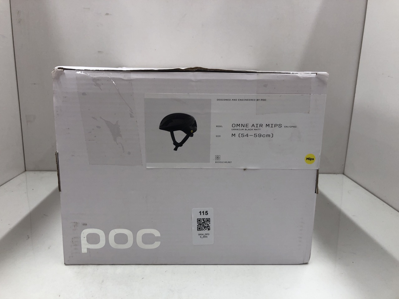 Lot 115  
            Edinburgh SR34 - Delivery Only 

                
POC OMNE AIR MIPS CYCLING HELMET IN BLACK - SIZE M, 54-59CM: LOCATION - RACK A