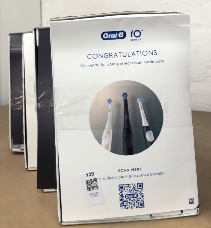 Lot 129  
            Edinburgh SR34 - Delivery Only 

                
QUANTITY OF HEALTH & BEAUTY ITEMS TO INCLUDE ORAL-B IO SERIES 2 ELECTRIC TOOTHBRU...