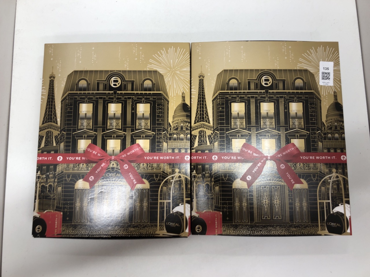 Lot 135  
            Edinburgh SR34 - Delivery Only 

                
2 X L'OREAL PARIS 2025 FESTIVE BEAUTY ADVENT CALENDAR: LOCATION - RACK A