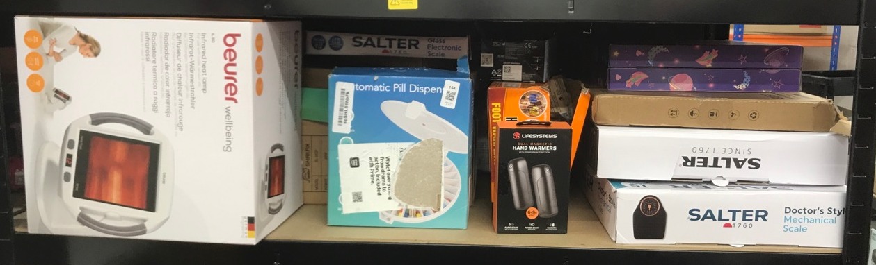 Lot 154  
            Edinburgh SR34 - Delivery Only 

                
QUANTITY OF HEALTH & BEAUTY ITEMS TO INCLUDE LIFESYSTEMS DUAL-PALM LITE RECHARGEA...