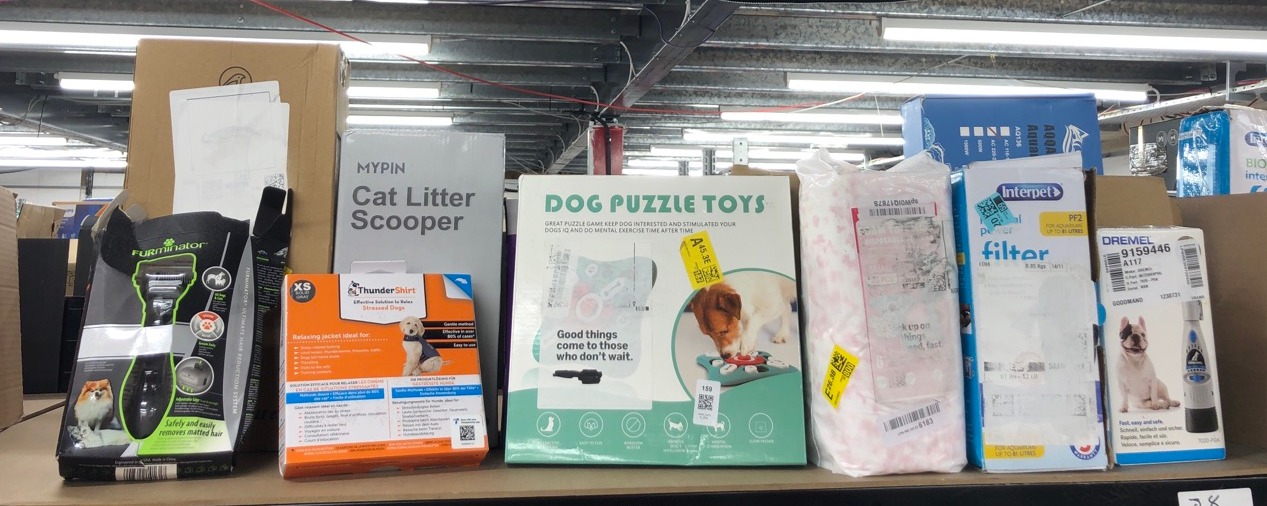 Lot 159  
            Edinburgh SR34 - Delivery Only 

                
QUANTITY OF ITEMS TO INCLUDE DOG PUZZLE TOYS: LOCATION - RACK A