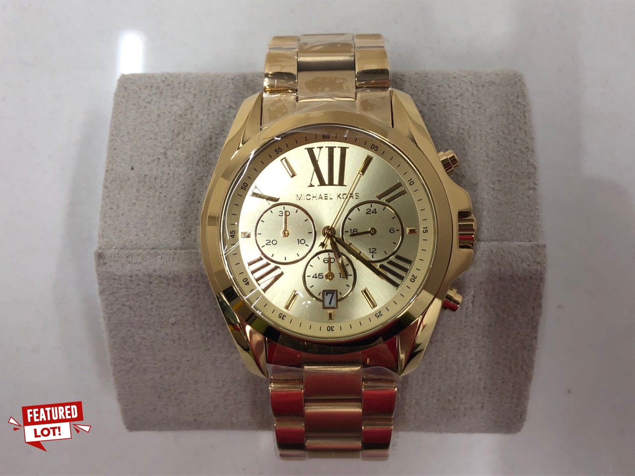 Lot 16  
            Edinburgh SR34 - Delivery Only 

                
MICHAEL KORS BRADSHAW MK5605 WOMEN'S WATCH. ORIGINAL RRP £135: LOCATION - TOP 50 ...