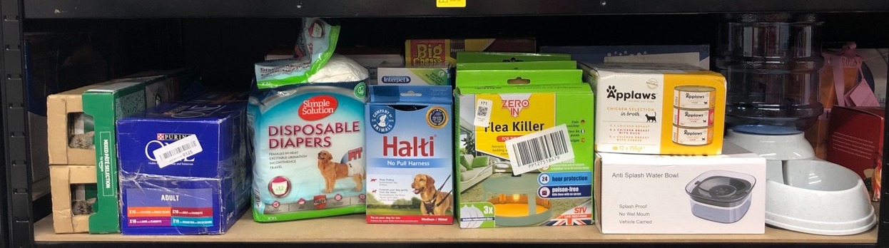 Lot 171  
            Edinburgh SR34 - Delivery Only 

                
QUANTITY OF PET PRODUCTS ITEMS TO INCLUDE ZERO IN FLEA KILLER - CONTINUOUS FLEA C...