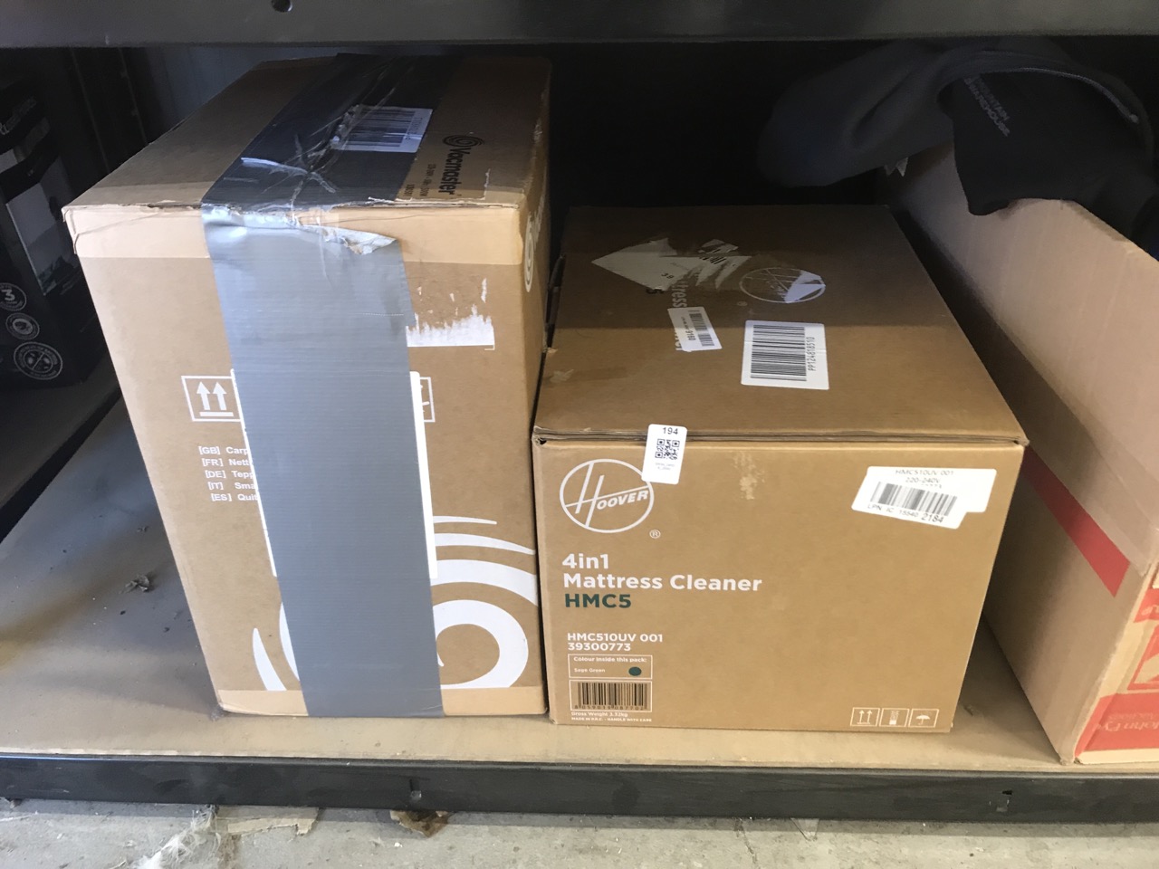 Lot 194  
            Edinburgh SR34 - Delivery Only 

                
HOOVER HMC510 MATTRESS VACUUM CLEANER WITH UV LIGHT - 4 IN 1 HANDHELD DUST MITE V...