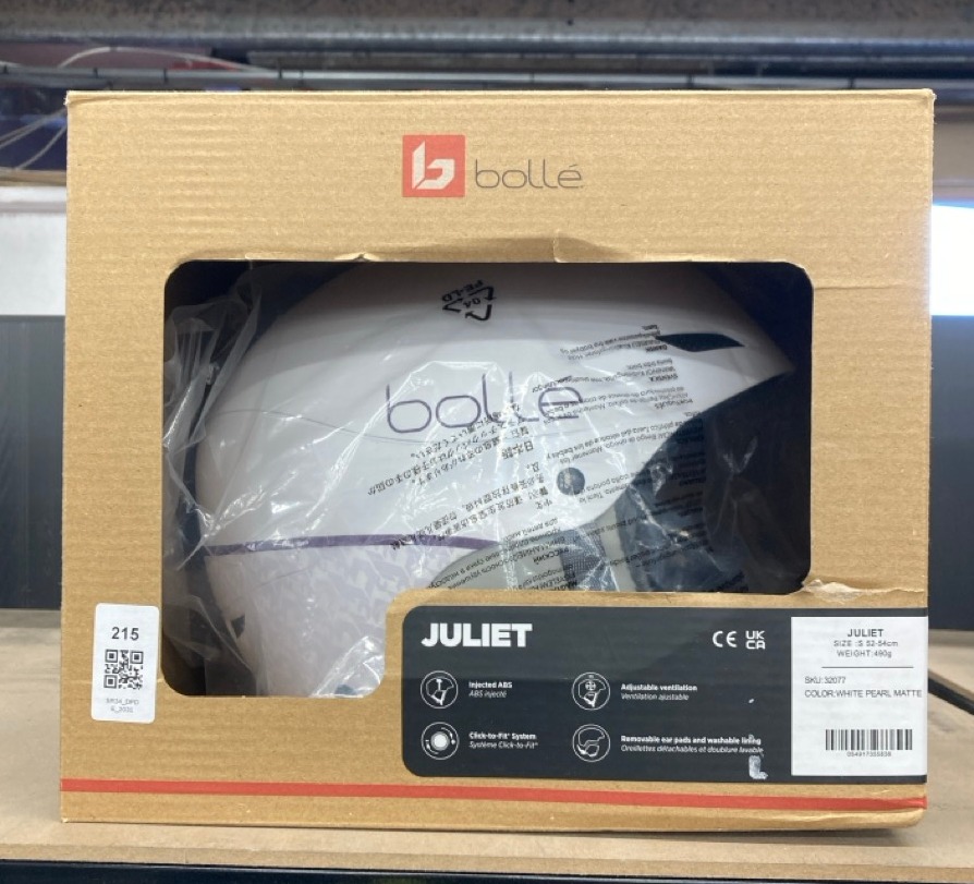 Lot 215  
            Edinburgh SR34 - Delivery Only 

                
BOLLÉ - JULIET SKI HELMET | ABS HELMET DESIGNED ESPECIALLY FOR WOMEN | ULTRA-RESI...