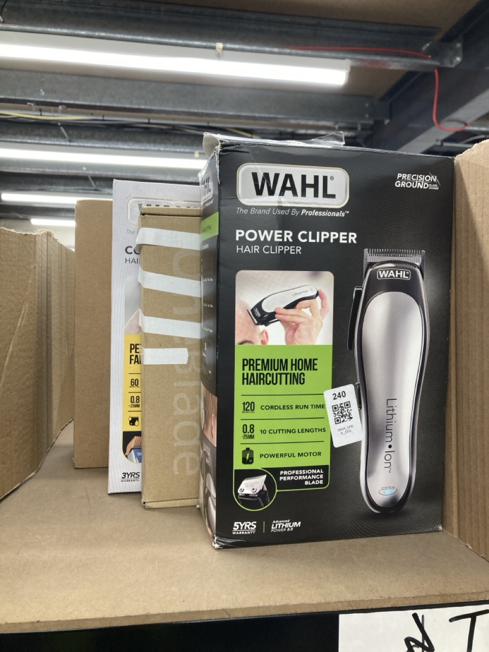 Lot 240  
            Edinburgh SR34 - Delivery Only 

                
QUANTITY OF  ITEMS TO INCLUDE WAHL COLOUR PRO CORDLESS CLIPPER, HAIRCUTTING KIT, ...