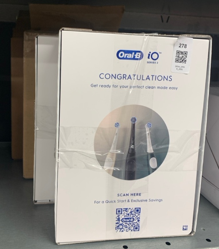 Lot 278  
            Edinburgh SR34 - Delivery Only 

                
QUANTITY OF HEALTH & BEAUTY ITEMS TO INCLUDE ORAL-B IO SERIES 2 ELECTRIC TOOTHBRU...