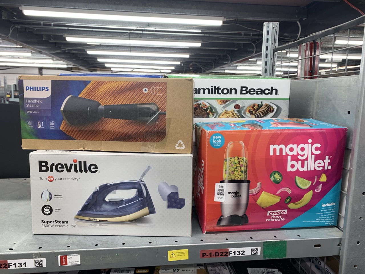 Lot 297  
            Edinburgh SR34 - Delivery Only 

                
QUANTITY OF  ITEMS TO INCLUDE PHILIPS 5000 SERIES HANDHELD STEAMER - SLEEK & COMP...