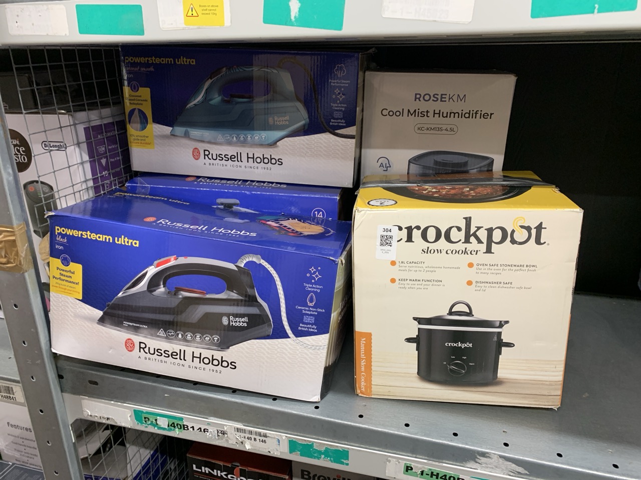 Lot 304  
            Edinburgh SR34 - Delivery Only 

                
QUANTITY OF  ITEMS TO INCLUDE CROCK-POT SLOW COOKER | REMOVABLE EASY-CLEAN CERAMI...