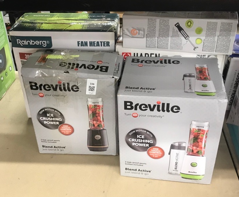 Lot 336  
            Edinburgh SR34 - Delivery Only 

                
QUANTITY OF KITCHEN & APPLIANCES ITEMS TO INCLUDE BREVILLE BLEND ACTIVE PERSONAL ...