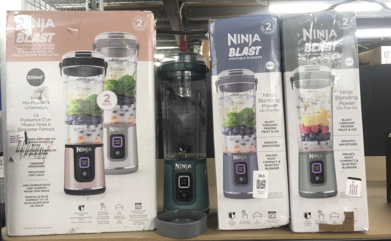 Lot 363  
            Edinburgh SR34 - Delivery Only 

                
QUANTITY OF KITCHEN & APPLIANCES ITEMS TO INCLUDE NINJA BLAST PORTABLE BLENDER, 5...