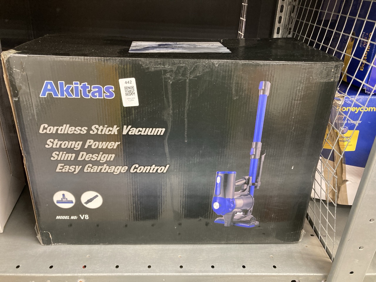 Lot 442  
            Edinburgh SR34 - Delivery Only 

                
AKITAS V8 3-IN-1 CORDLESS HOOVER VACUUM CLEANER HANDHELD & UPRIGHT LIGHTWEIGHT 22...