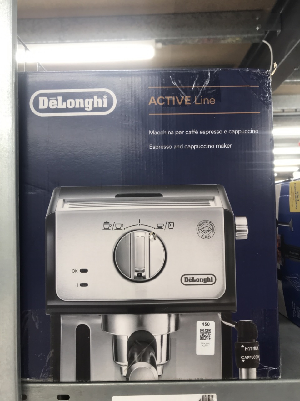 Lot 450  
            Edinburgh SR34 - Delivery Only 

                
DE'LONGHI ECP35.31TRADITIONAL BARISTA PUMP ESPRESSO MACHINE, COFFEE AND CAPPUCCIN...