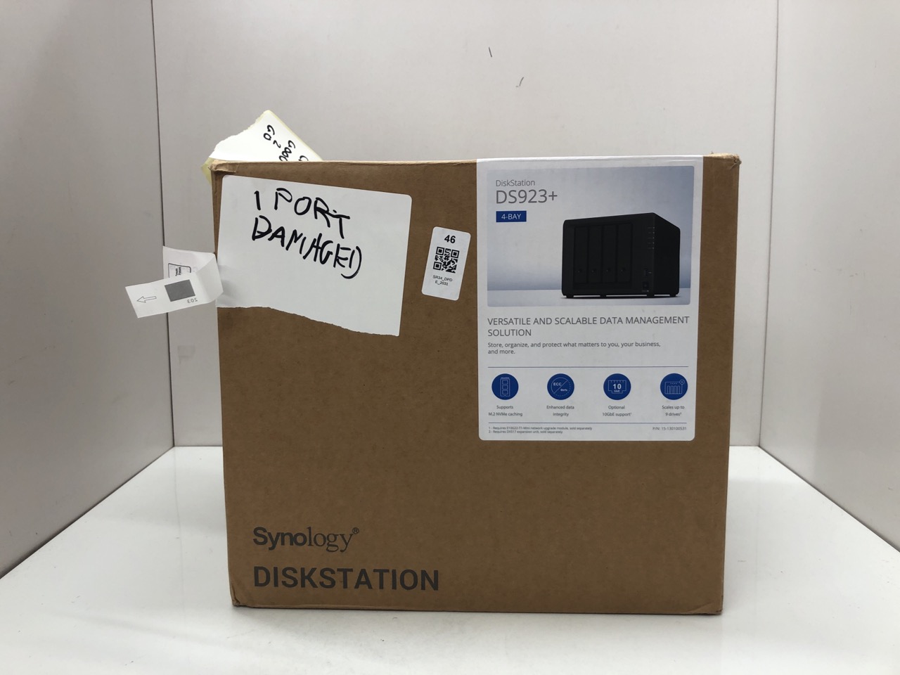 Lot 46  
            Edinburgh SR34 - Delivery Only 

                
SYNOLOGY DS923+ 24TB 4 BAY DESKTOP NAS SOLUTION, INSTALLED WITH 4 X 6TB WESTERN D...