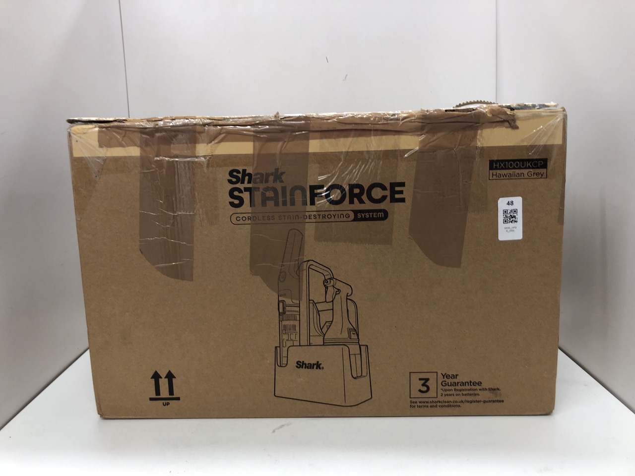 Lot 48  
            Edinburgh SR34 - Delivery Only 

                
SHARK STAINFORCE CORDLESS SPOT CLEANER LIGHTWEIGHT & PORTABLE SPOT, STAIN, & ODOU...