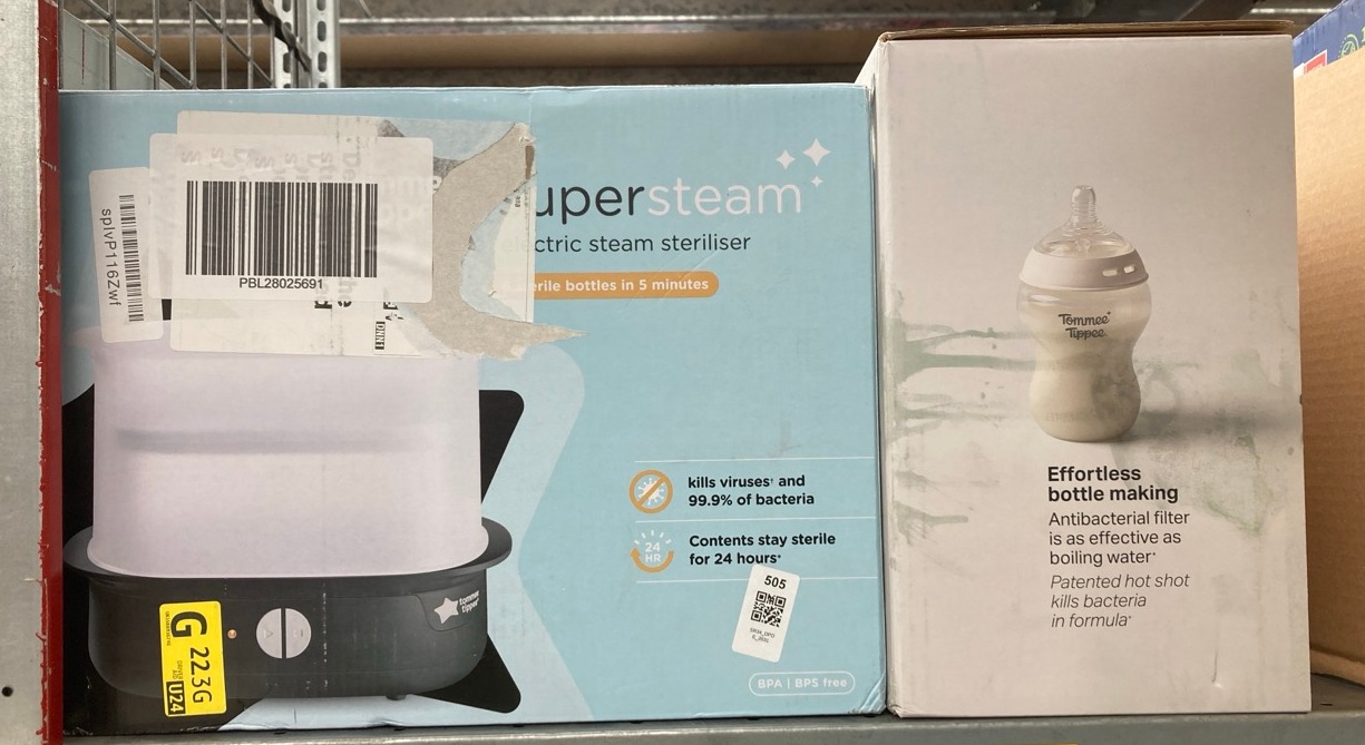 Lot 505  
            Edinburgh SR34 - Delivery Only 

                
TOMMEE TIPPEE PERFECT PREP MACHINE, BABY BOTTLE FORMULA FEED MAKER WITH ANTIBACTE...
