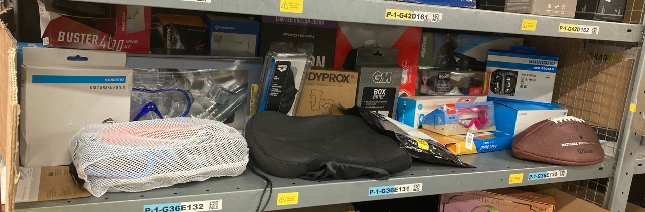 Lot 506  
            Edinburgh SR34 - Delivery Only 

                
QUANTITY OF SPORTS & EXERCISE ITEMS TO INCLUDE SHIMANO PEDALS PD-EH500 SPD PEDALS...