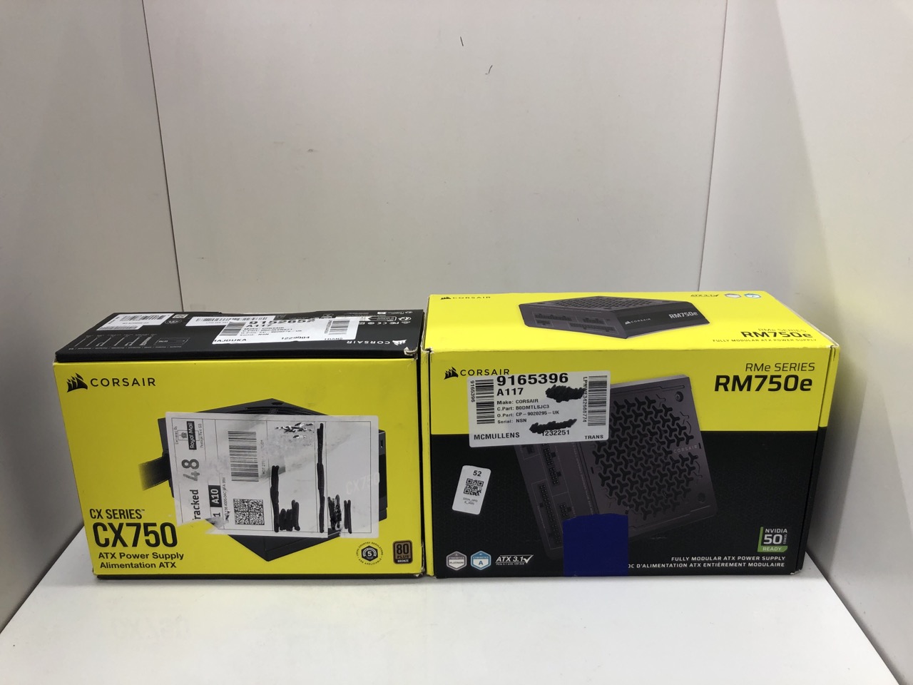 Lot 52  
            Edinburgh SR34 - Delivery Only 

                
CORSAIR CX750 80 PLUS BRONZE NON MODULAR LOW-NOISE ATX 750 WATT POWER SUPPLY - UK...