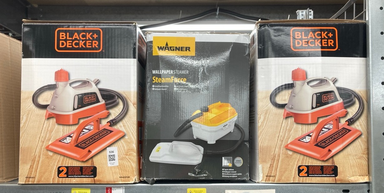 Lot 536  
            Edinburgh SR34 - Delivery Only 

                
QUANTITY OF  ITEMS TO INCLUDE WAGNER STEAM WALLPAPER STRIPPER STEAMFORCE, 4 L CAP...