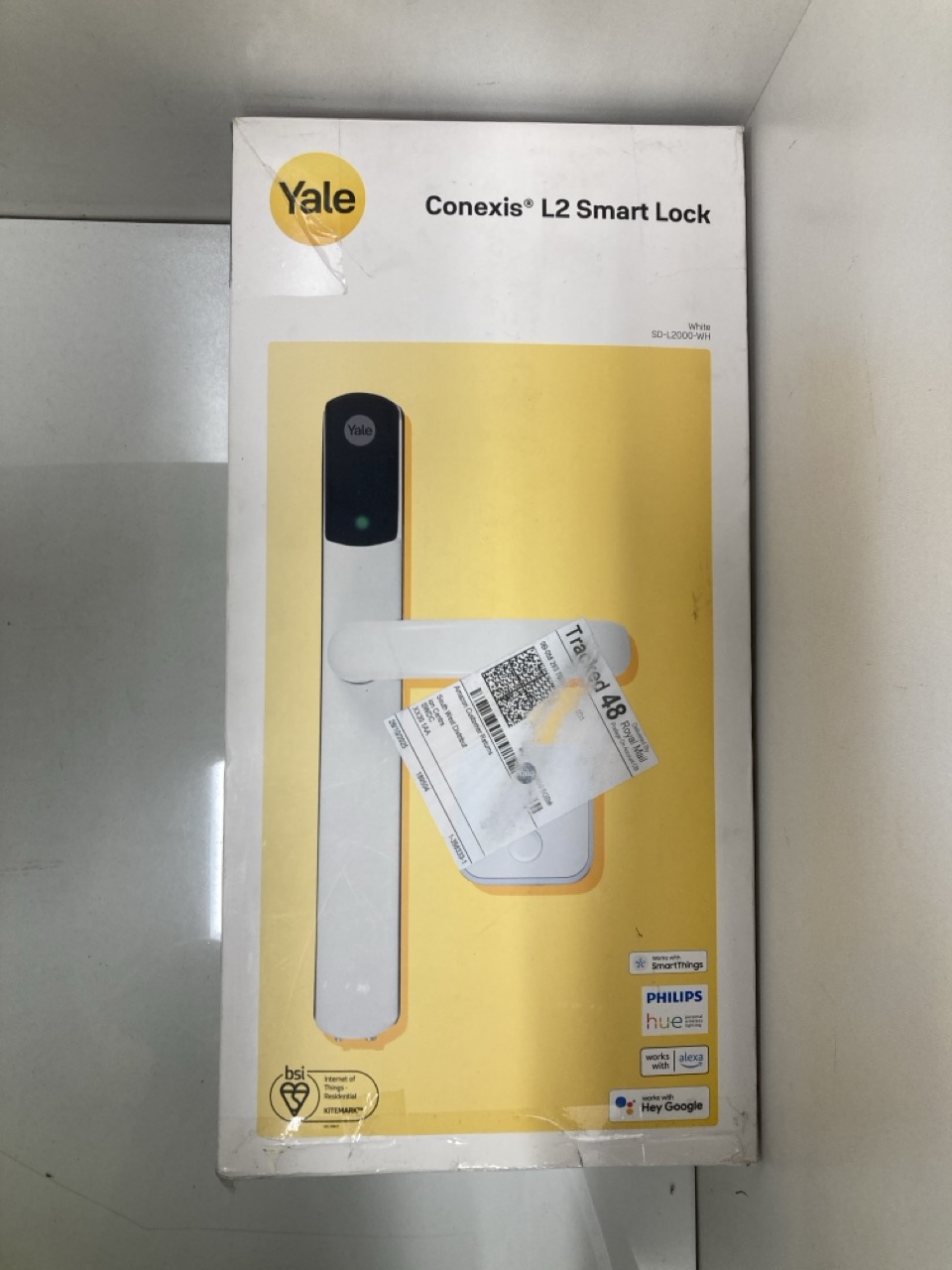 Lot 544  
            Edinburgh SR34 - Delivery Only 

                
YALE CONEXIS L2 SMART DOOR LOCK REMOTE ACCESS FROM ANYWHERE, ANYTIME, NO KEY NEED...
