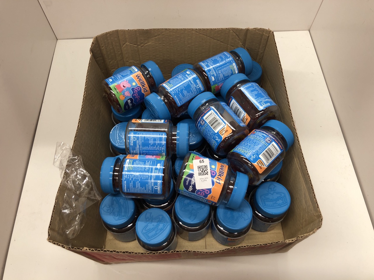 Lot 65  
            Edinburgh SR34 - Delivery Only 

                
30 X WELLKID PEPPA PIG CHEWABLE GUMMY VITAMINS BY VITABIOTICS - UK'S NO. 1 VITAMI...