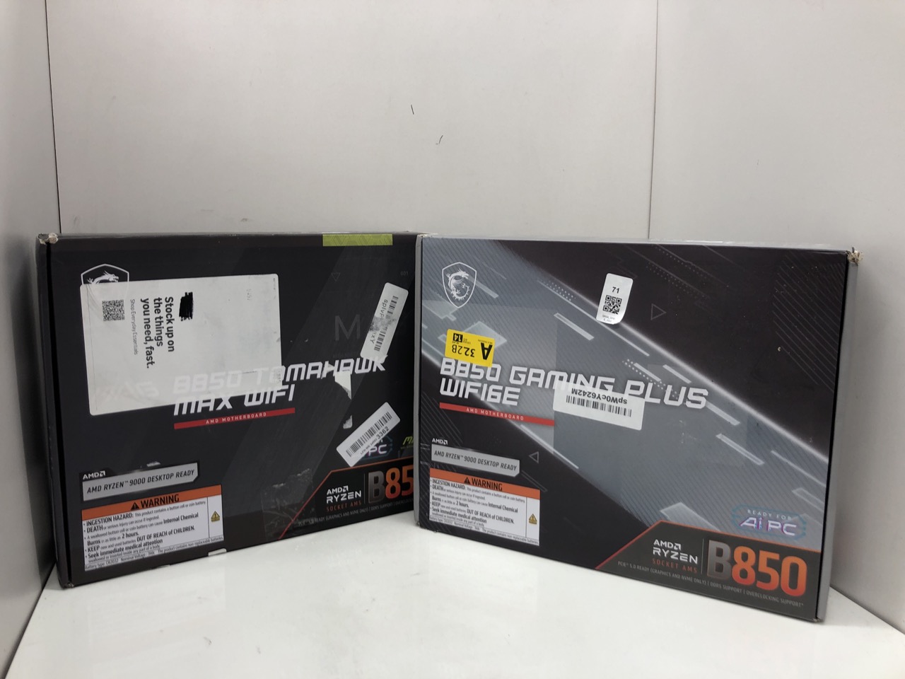 Lot 71  
            Edinburgh SR34 - Delivery Only 

                
MSI B850 GAMING PLUS WIFI 6E MOTHERBOARD, ATX - SUPPORTS AMD RYZEN 9000/8000 / 70...