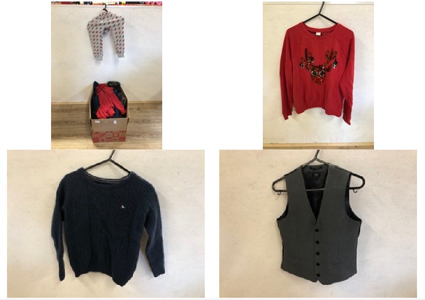 Lot 110  
            Edinburgh SR24 - Delivery Only 

                
1 X BOX OF KIDS CLOTHING TO INCLUDE JACK WILLS JUMPER BLUE AGE 8 YEARS : LOCATION...