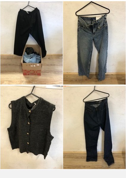 Lot 111  
            Edinburgh SR24 - Delivery Only 

                
1 X BOX OF CLOTHING TO INCLUDE BLUE JEANS UK SIZE 4 : LOCATION - A RACK