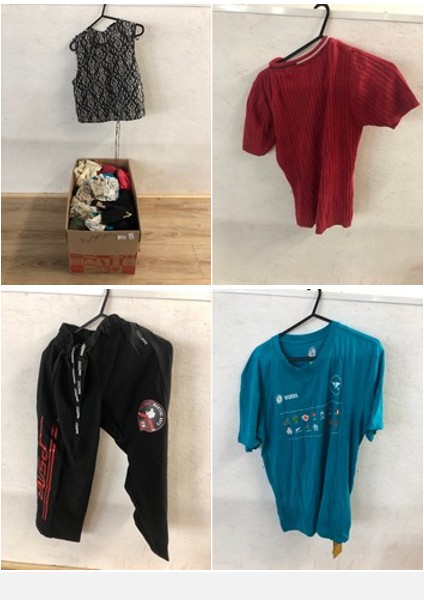 Lot 137  
            Edinburgh SR24 - Delivery Only 

                
1 X BOX OF LADIES CLOTHING TO INCLUDE FURRY WAISTCOAT BLACK SIZE S: LOCATION - B ...