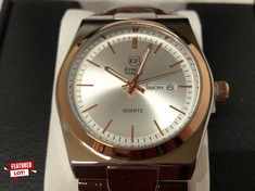 Lot 15  
            Edinburgh SR24 - Delivery Only 

                
ERNEST FERDINAND WATCH-DAY DATE CALENDAR DIAL-LEATHER STRAP-3ATM WATER RESISTANT-...