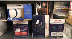 Lot 195  
            Edinburgh SR24 - Delivery Only 

                
QUANTITY OF KITCHEN & APPLIANCES ITEMS TO INCLUDE RUSSELL HOBBS STEAM GENIE HANDH...
