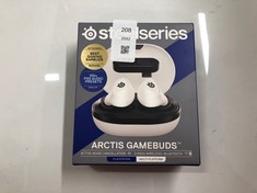 Lot 208  
            Edinburgh SR24 - Delivery Only 

                
STEELSERIES ARCTIS GAMEBUDS FOR PS5 - WIRELESS GAMING EARBUDS - 2.4GHZ + BT 5.3 -...