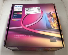 Lot 216  
            Edinburgh SR24 - Delivery Only 

                
PHILIPS HUE GRADIENT LIGHTSTRIP FOR 55 INCH TVS, SYNC WITH MEDIA AND GAMING, LED ...