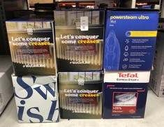 Lot 249  
            Edinburgh SR24 - Delivery Only 

                
QUANTITY OF KITCHEN & APPLIANCES ITEMS TO INCLUDE RUSSELL HOBBS SUPREME STEAM IRO...