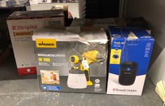 Lot 264  
            Edinburgh SR24 - Delivery Only 

                
QUANTITY OF KITCHEN & APPLIANCES ITEMS TO INCLUDE RUSSELL HOBBS RHDH1061B 300ML/D...