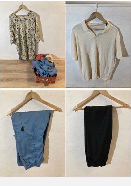 Lot 272  
            Edinburgh SR24 - Delivery Only 

                
1 X BOX OF LADIES CLOTHING TO INCLUDE BJELOUS MAXI DRESS SIZE XL:::: LOCATION - D...