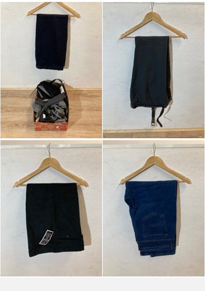 Lot 283  
            Edinburgh SR24 - Delivery Only 

                
1 X BOX OF MEN'S CLOTHING TO INCLUDE JBC WEAVES GREY TROUSERS SIZE 32X31:: LOCATI...