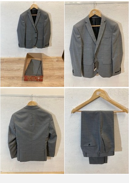 Lot 299  
            Edinburgh SR24 - Delivery Only 

                
JACK & JONES GREY SUIT SIZE 46" SLIM FIT: LOCATION - D RACK