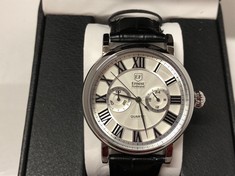 Lot 2  
            Edinburgh SR24 - Delivery Only 

                
MENS ERNEST FERDINAND WATCH-FUNCTIONING SUB DIALS-LEATHER STRAP-GIFT BOX RRP £300...