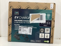 Lot 304  
            Edinburgh SR24 - Delivery Only 

                
MASTERPLUG EV CHARGING CABLE FOR ELECTRIC AND HYBRID VEHICLES, 10 METRES, MODE 2,...