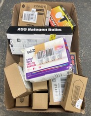 Lot 312  
            Edinburgh SR24 - Delivery Only 

                
1 X BOX OF GENERAL ITEMS TO INCLUDE HALOGEN BULBS : LOCATION - E RACK