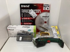 Lot 326  
            Edinburgh SR24 - Delivery Only 

                
QUANTITY OF TOOLS & HOME IMPROVEMENT ITEMS TO INCLUDE REXEL PRECISION 425 4 HOLE ...