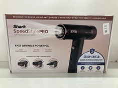 Lot 330  
            Edinburgh SR24 - Delivery Only 

                
SHARK SPEEDSTYLE PRO HAIR DRYER, HIGH PERFORMANCE HIGH-VELOCITY HAIR DRYER FOR ST...