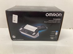 Lot 331  
            Edinburgh SR24 - Delivery Only 

                
OMRON COMPLETE UPPER ARM BLOOD PRESSURE MONITOR AND ECG FOR HYPERTENSION MONITORI...