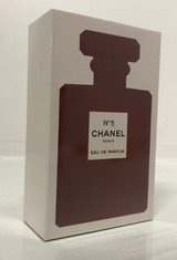 Lot 33  
            Edinburgh SR24 - Delivery Only 

                
NO.5 CHANEL PARIS 100ML EAU DE PARFUM FOR WOMAN ORIGINAL RRP £100 (SEALED): LOCAT...