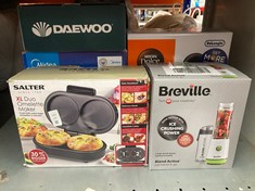 Lot 373  
            Edinburgh SR24 - Delivery Only 

                
QUANTITY OF KITCHEN & APPLIANCES ITEMS TO INCLUDE SALTER EK4213S OMELETTE MAKER –...