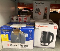 Lot 374  
            Edinburgh SR24 - Delivery Only 

                
QUANTITY OF KITCHEN & APPLIANCES ITEMS TO INCLUDE RUSSELL HOBBS TEXTURES 2 SLICE ...